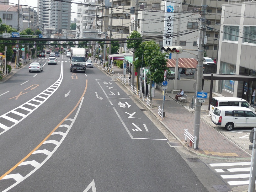 バス停引き絵