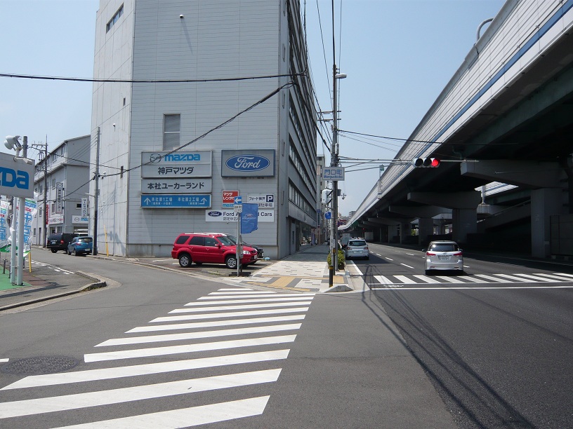 門口町の三叉路