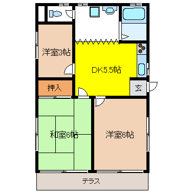 第三竹川貸家