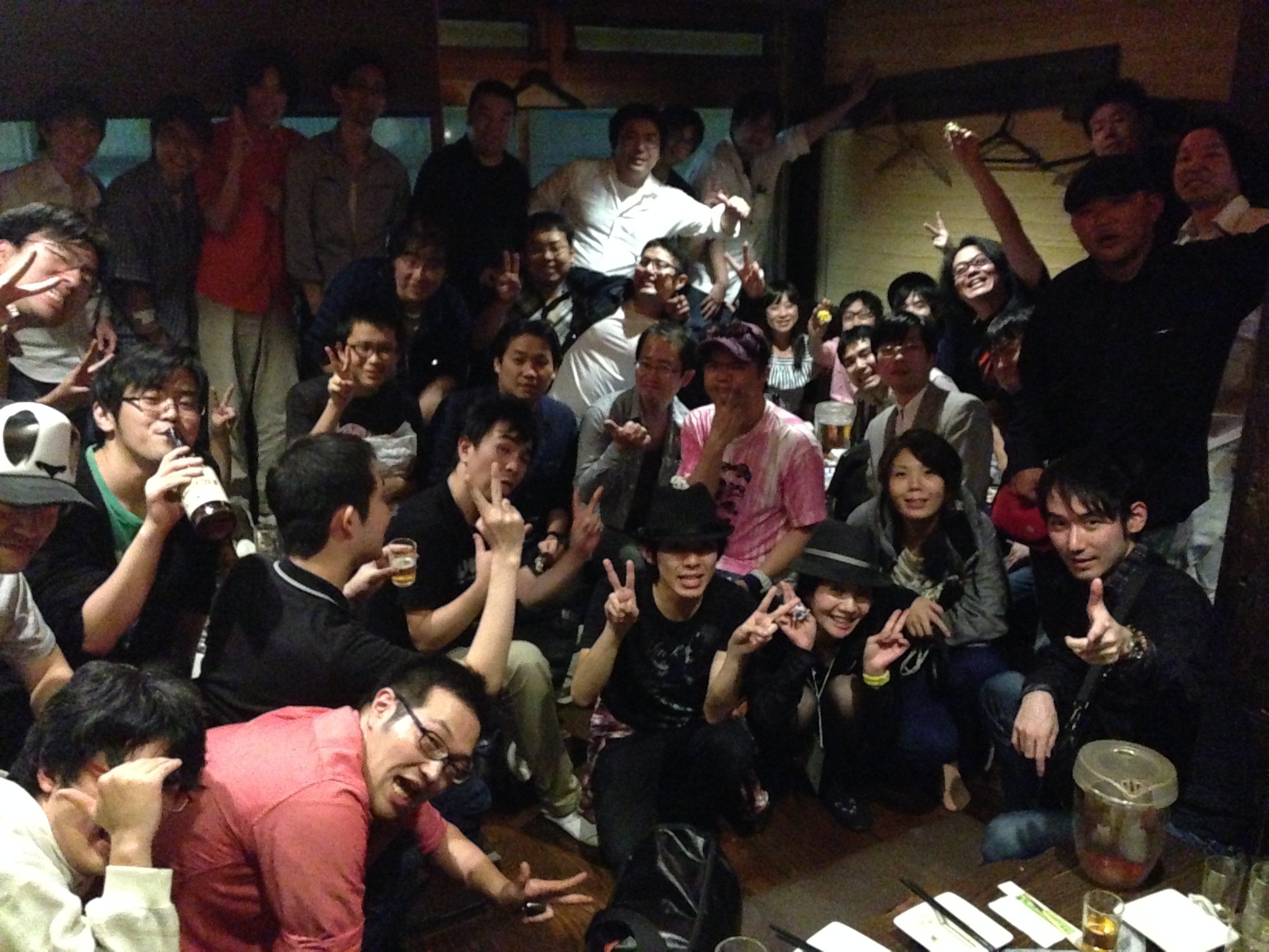 飲み会集合写真