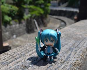 下流部の初音谷は護岸されてます