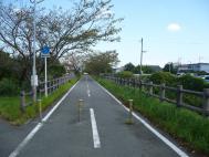 国鉄佐賀線の跡地に出来た通り