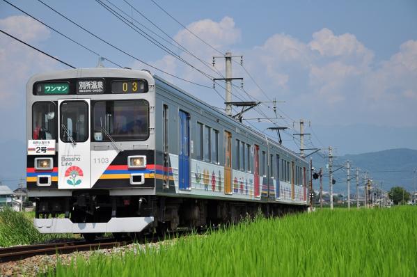 2012年7月28日 上田電鉄別所線 舞田~八木沢 1000系1003F