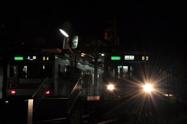 2012年7月28日 上田電鉄別所線 上田原 1000系1004F・1002F