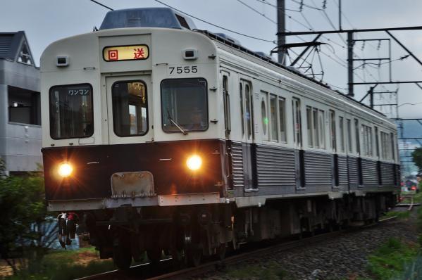 2012年8月18日 上田電鉄別所線 塩田町~中野 7200系7255F