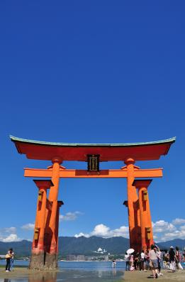 2012年8月25日 厳島神社 大鳥居
