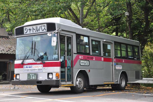 2012年8月30日 上田バス 信州の鎌倉シャトルバス 別所温泉 H-897号車