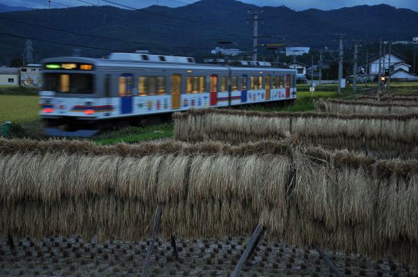 2012年9月18日 上田電鉄別所線 中塩田~下之郷 1000系1002F