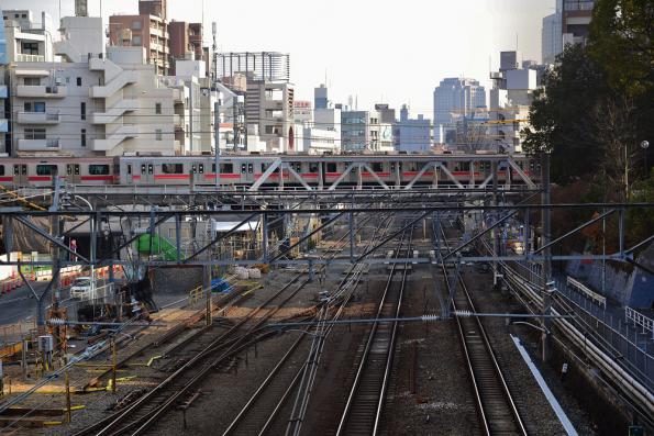 2013年1月9日 東急東横線 代官山〜渋谷 9000系9012F