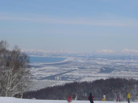 遠くの山々もくっきり~