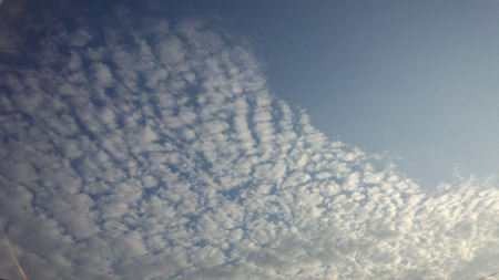 夕方の空