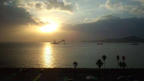 朝の海峡