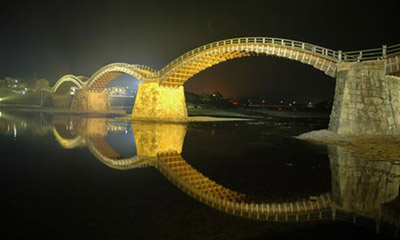 錦帯橋 ライトアップ