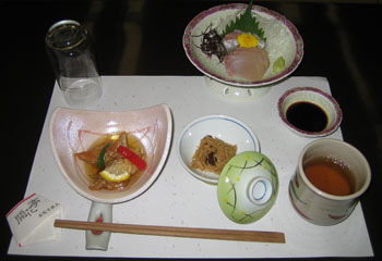 開花亭ランチ1