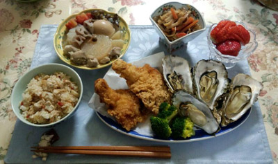 メリクリ晩御飯