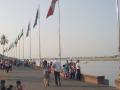 Mekong river side walk
