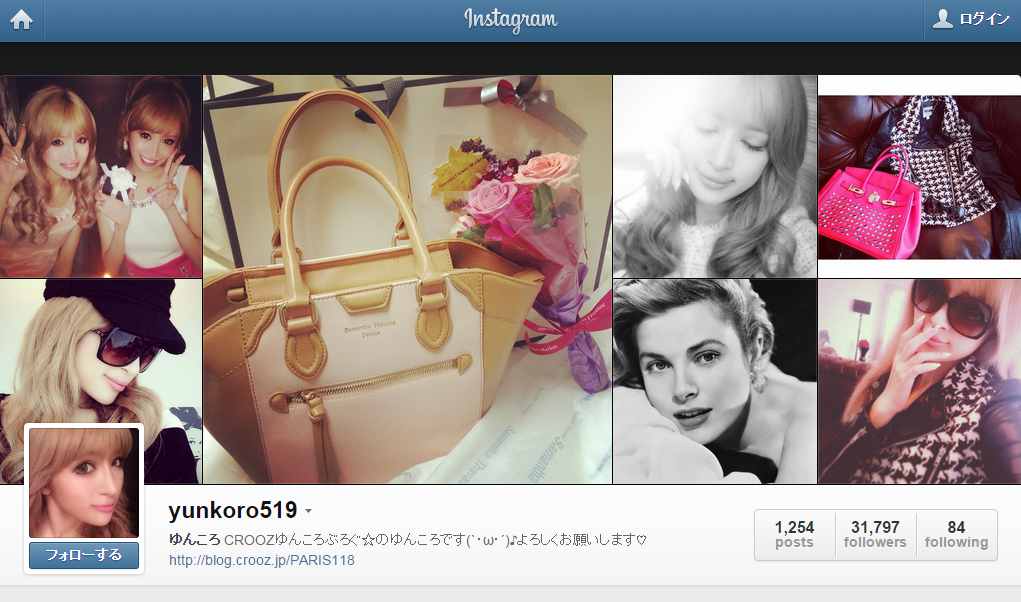 ゆんころインスタグラム