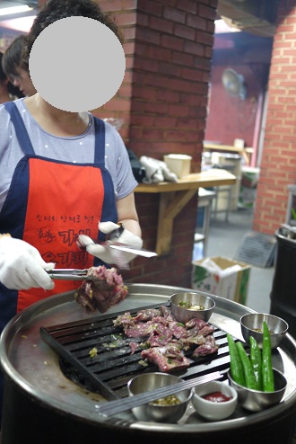 ドラム缶焼肉