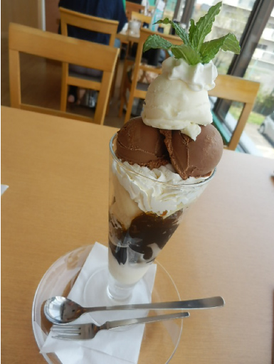 コーヒーゼリーパフェ