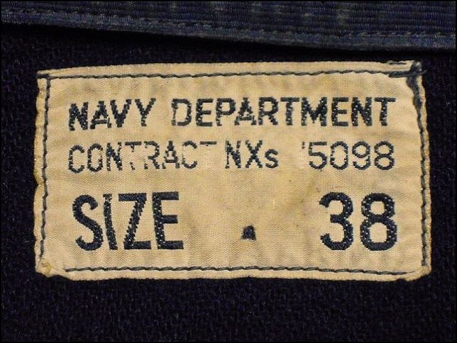 1940's U.S.NAVY Vintage Deck JKT With Back Stencil | こんな 1940's U.S.NAVY Vintage Deck JKT With Back Stencil | こんな