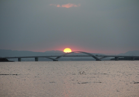 沈み行く夕日IMG_0139a11L