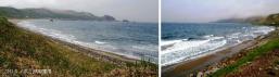 ゴロタノ浜と鉄府集落