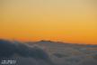 夕焼けと雲海と白山