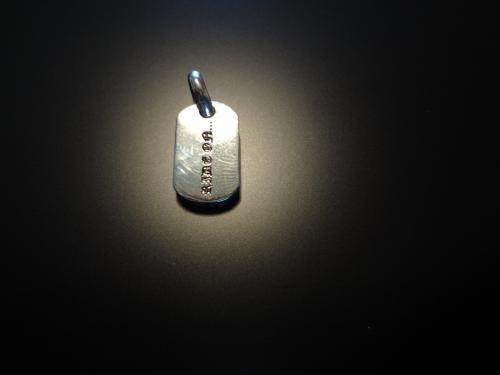 CHROME HEARTS スモールドッグタグ・タイニーRS3クロス・シルバー 2