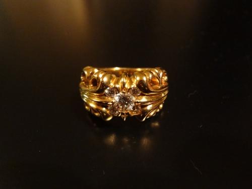 CHROME HEARTS K&Tリング・22K 1