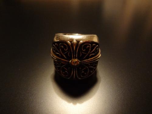 CHROME HEARTS リング・クラシックオーバルクロス・シルバー 1