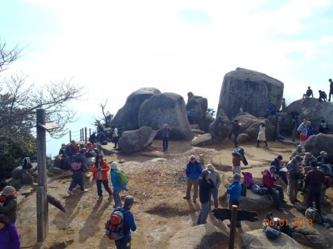 新年互礼登山弥山 010