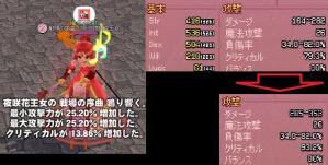 戦闘装備大太鼓バフ比較