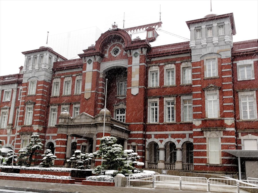 雪東京駅04