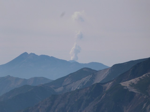 10月12日 御嶽山の噴煙