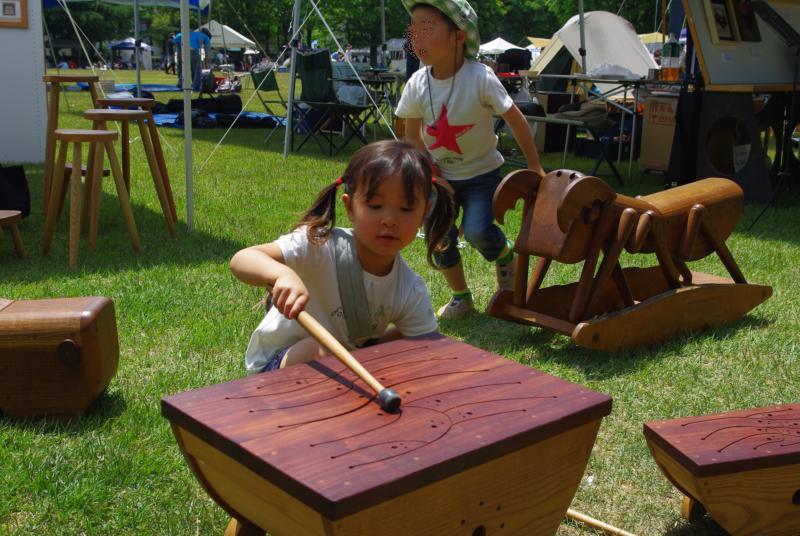 クラフトフェア☆木の楽器