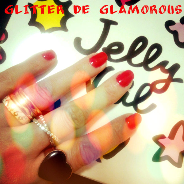 Jelly Nail ジェリーネイル のカラーチェンジ 今回は真っ赤なブラッディ マリー Glitter De Glamorous