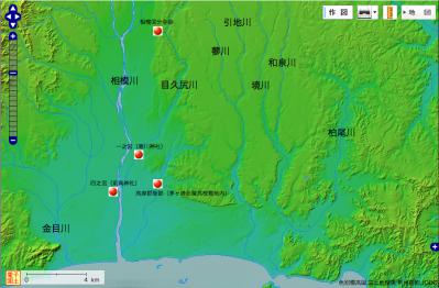 電子国土:相模国中心部