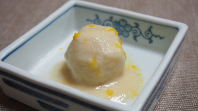 お慶さんのおもてなし料理日記 里芋の白味噌あん レシピ