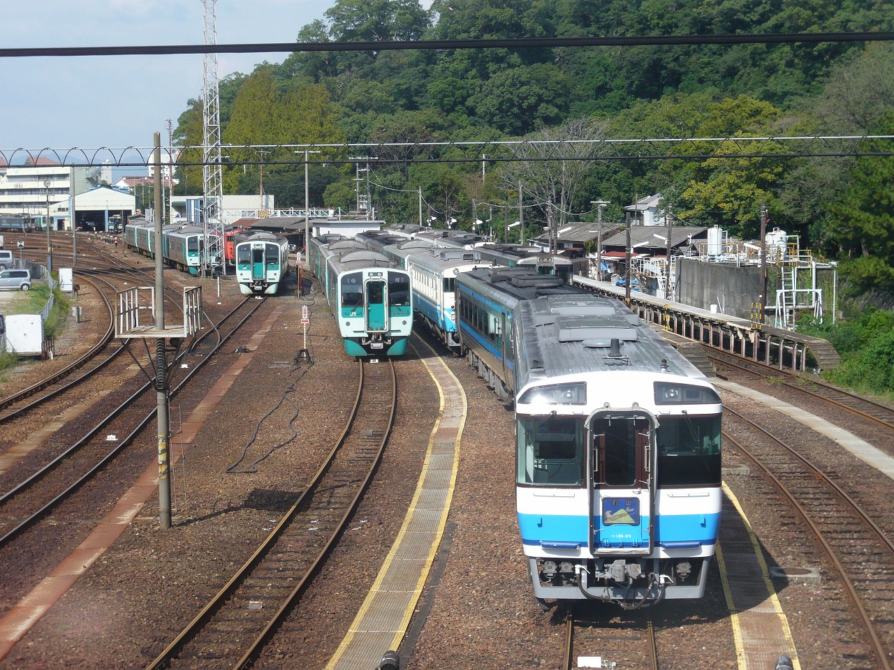 徳島駅の車両基地 電車のない県に住むママ鉄子鉄日記