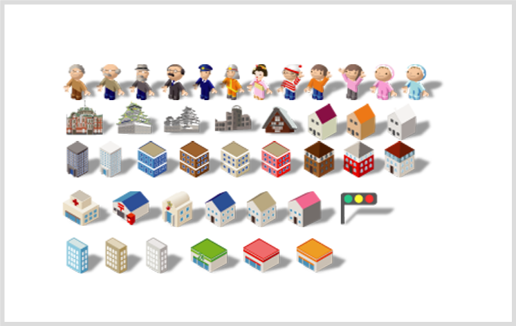 かわいいgoogleマップ用マーカーアイコン ４２個セットで Googleマップアイコン Google Map Icons