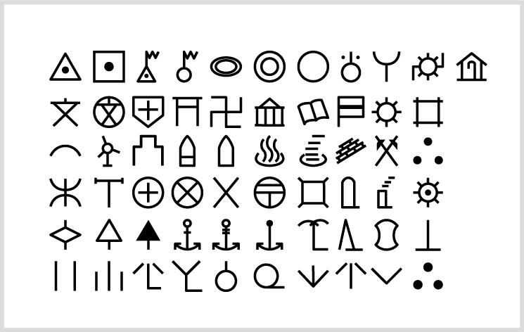地図記号 方位記号 Map Symbols 1ページ目3 マップラボ 地図アイコンを無料ダウンロード Maplab