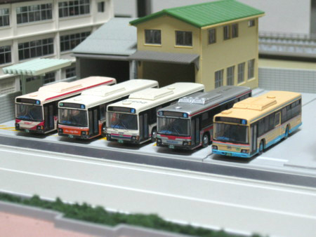 日野ブルーリボンII 5台セットA - Neko Transport Museum