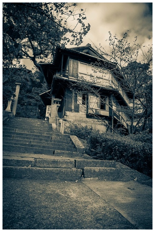 尾道、千光寺下の階段
