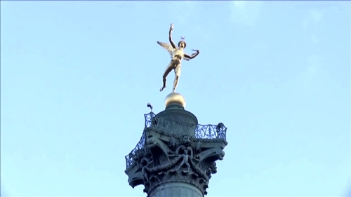 バスティーユ広場の自由の女神