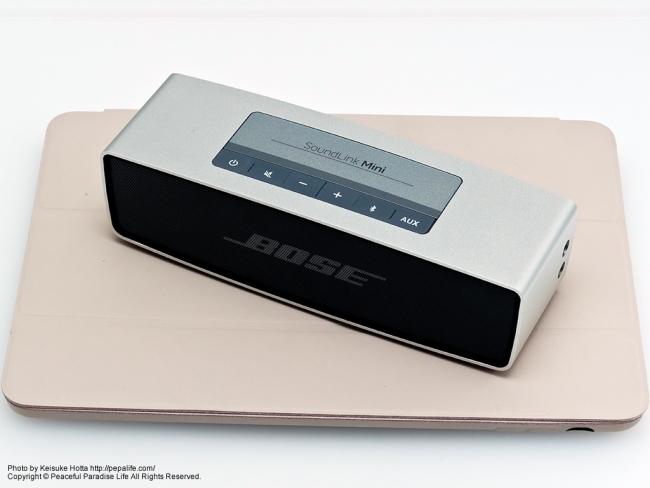 BOSE SoundLink Mini Bluetooth speaker と iPad Air
