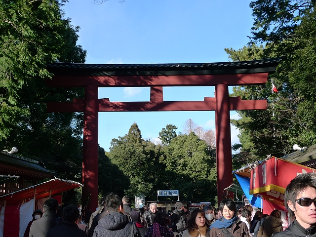 12年の初詣 大宮 氷川神社