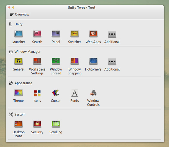 Unity Tweak Tool Ubuntu カスタマイズ