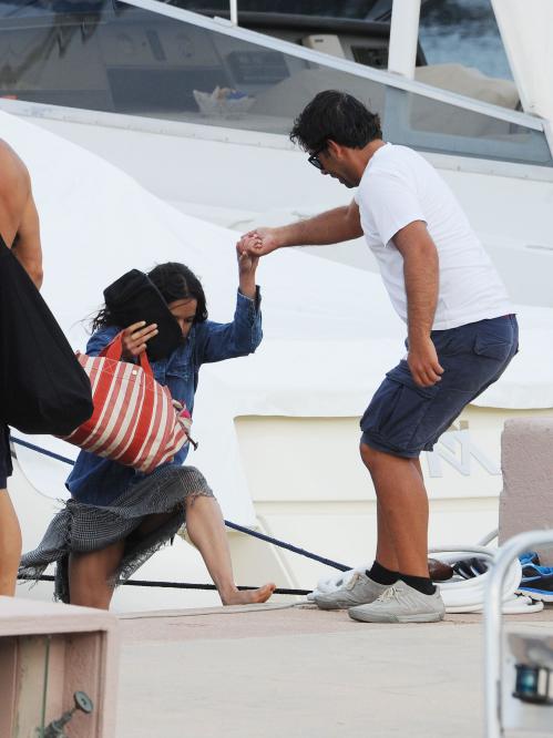 Michelle Rodriguez On Vacation in Porto Cervo 001