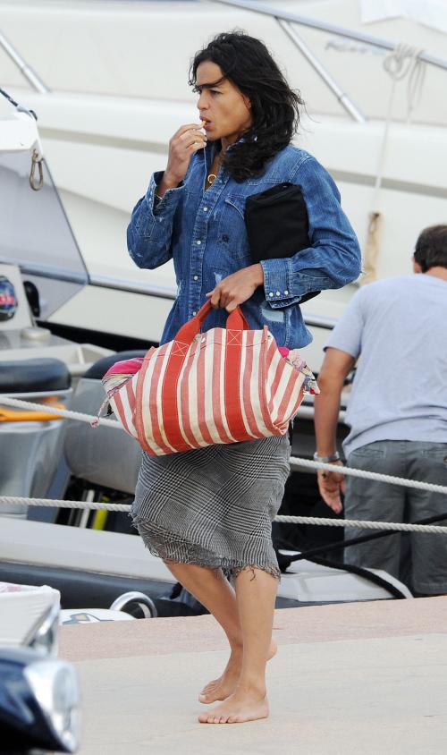 Michelle Rodriguez On Vacation in Porto Cervo 004